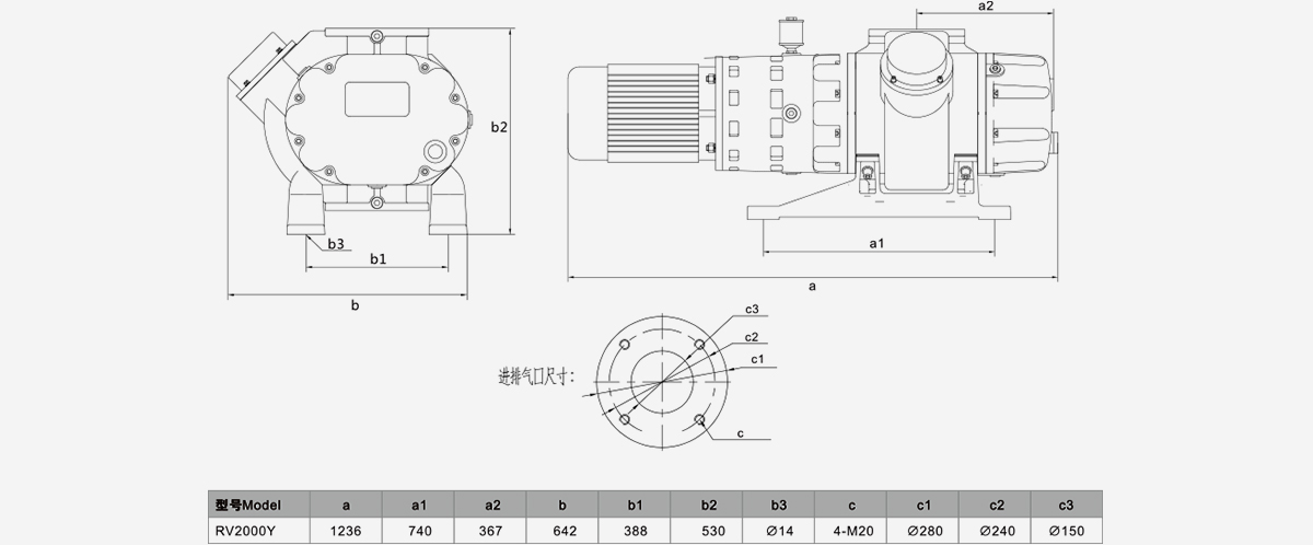 RV2000Y羅茨真空泵優勢 RV2000Y羅茨真空泵優勢