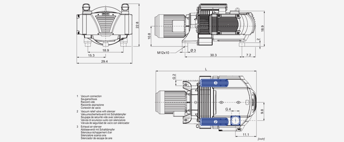 VTLF-2.400真空泵優勢