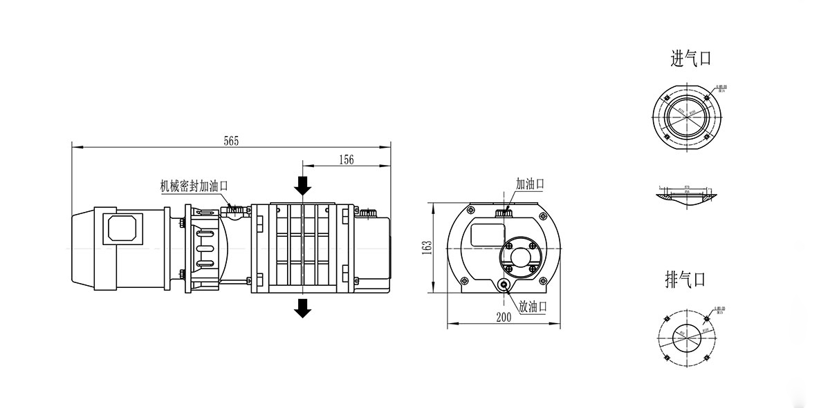 RV100C安裝尺寸圖 RV100C安裝尺寸圖